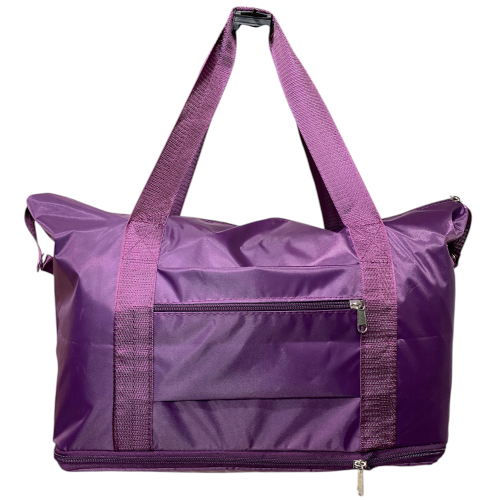 Сумка дорожная лоукост 40x30x20 см 27 л нейлон складная Фиолетовый