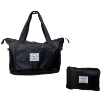 Сумка дорожная лоукост 40x30x20 см 27 л нейлон складная Черный