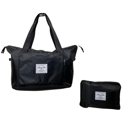 Сумка дорожная лоукост 40x30x20 см 27 л нейлон складная Черный