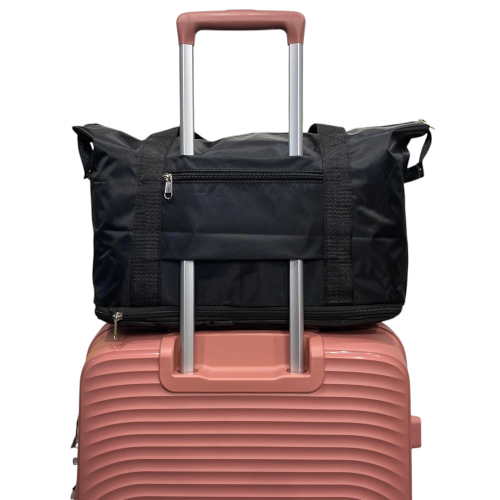 Сумка дорожная лоукост 40x30x20 см 27 л нейлон складная Черный