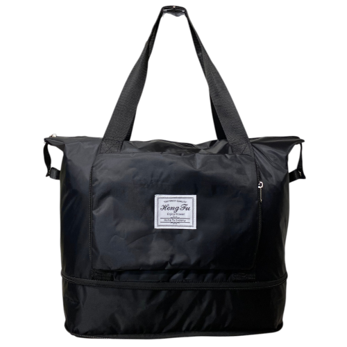 Сумка дорожная лоукост 40x30x20 см 27 л нейлон складная Черный