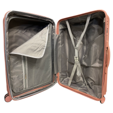 Чемодан компактный Madisson Snowball 42203 полипропилен Розовое золото