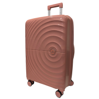 Чемодан средний Madisson Snowball 42203 полипропилен Розовое золото