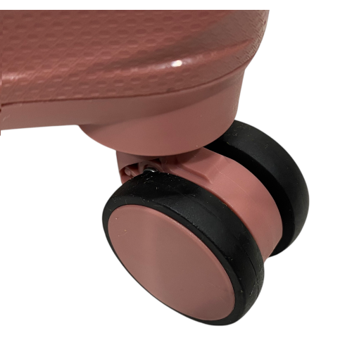 Чемодан средний Madisson Snowball 42203 полипропилен Розовое золото