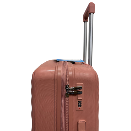 Чемодан средний Madisson Snowball 42203 полипропилен Розовое золото