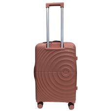 Чемодан средний Madisson Snowball 42203 полипропилен Розовое золото