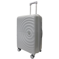 Чемодан средний Madisson Snowball 42203 полипропилен Серебряный