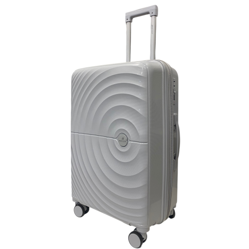 Чемодан средний Madisson Snowball 42203 полипропилен Серебряный