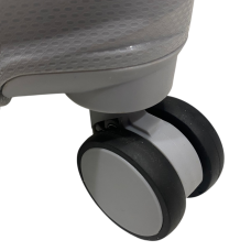 Чемодан средний Madisson Snowball 42203 полипропилен Серебряный