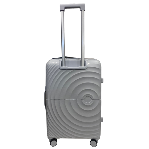 Чемодан средний Madisson Snowball 42203 полипропилен Серебряный