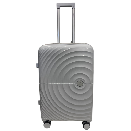 Чемодан средний Madisson Snowball 42203 полипропилен Серебряный