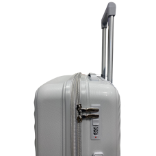 Чемодан компактный Madisson Snowball 42203 полипропилен Серебряный