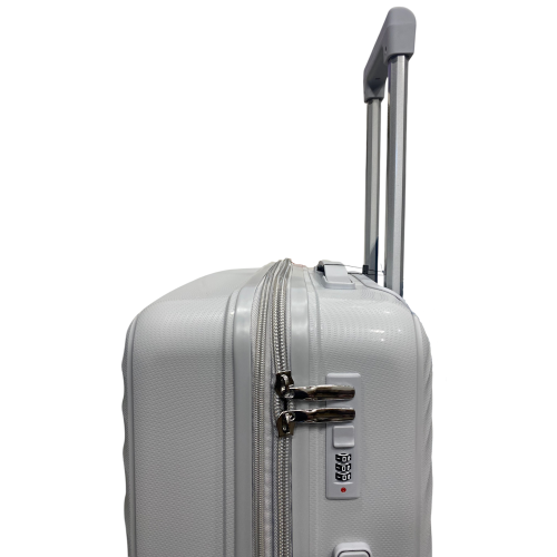 Чемодан компактный Madisson Snowball 42203 полипропилен Серебряный
