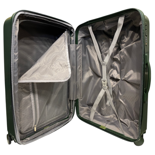 Чемодан средний Madisson Snowball 42203 полипропилен Темно-зеленый