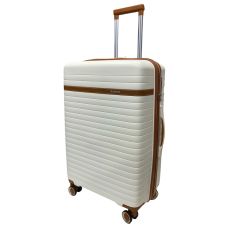 Чемодан средний Madisson Snowball 63703 полипропилен Кремовый