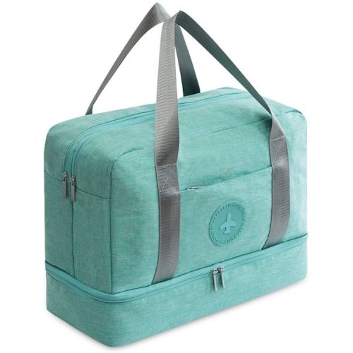 Сумка-рюкзак дорожная 40×30×20 см полиэстер Мятный