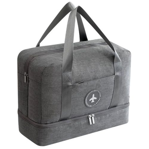 Сумка-рюкзак дорожная 40×30×20 см полиэстер Серый