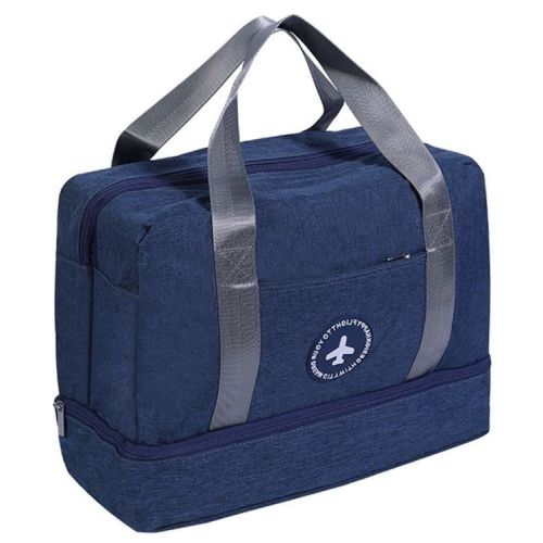 Сумка-рюкзак дорожная 40×30×20 см полиэстер Синий