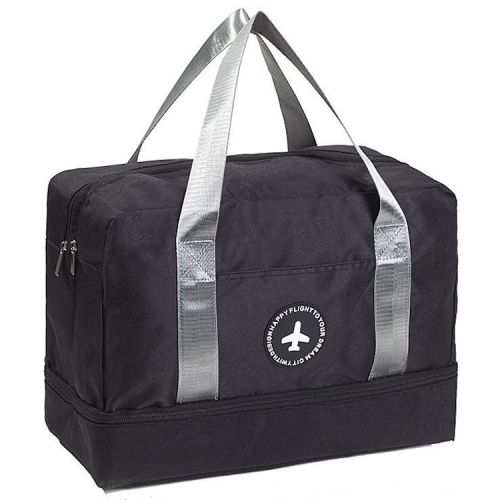 Сумка-рюкзак дорожная 40×30×20 см полиэстер Черный