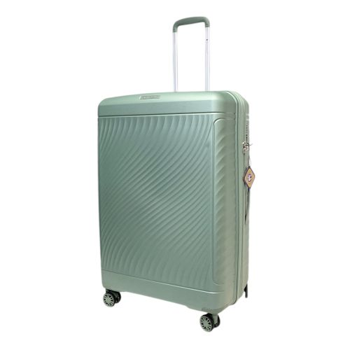 Чемодан большой Snowball Snowball 49703 из полипропилена 105+18 л 76×51×30 см Зеленый