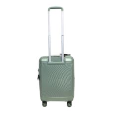 Чемодан маленький Snowball 49703 из полипропилена 36+9 л 55×39×22 см Зеленый