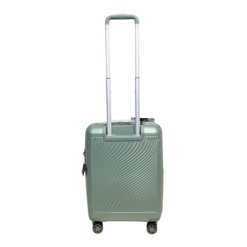 Чемодан маленький Snowball 49703 из полипропилена 36+9 л 55×39×22 см Зеленый