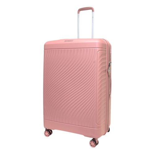 Чемодан большой Snowball Snowball 49703 из полипропилена 105+18 л 76×51×30 см Розовое золото