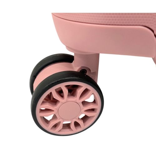 Чемодан большой Snowball Snowball 49703 из полипропилена 105+18 л 76×51×30 см Розовое золото