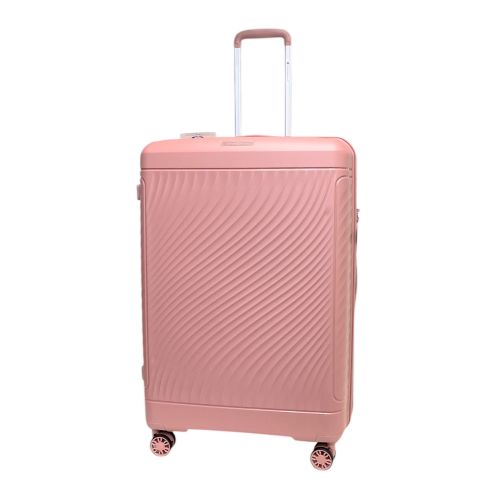 Чемодан большой Snowball Snowball 49703 из полипропилена 105+18 л 76×51×30 см Розовое золото