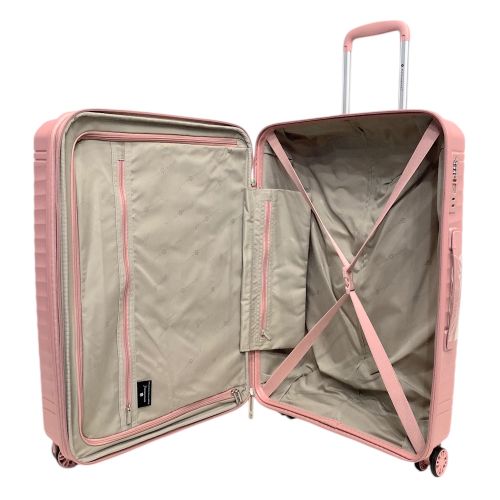 Чемодан средний Snowball 49703 из полипропилена 68+13 л 65×46×25 см Розовое золото