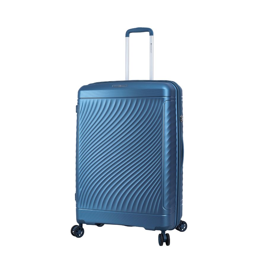 Чемодан большой Snowball Snowball 49703 из полипропилена 105+18 л 76×51×30 см Синий