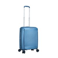 Чемодан маленький Snowball 49703 из полипропилена 36+9 л 55×39×22 см Синий
