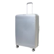Чемодан большой Snowball Snowball 49703 из полипропилена 105+18 л 76×51×30 см Серебряный