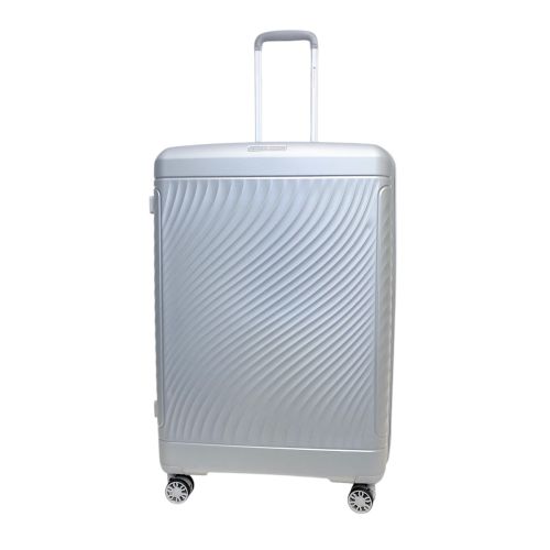 Чемодан большой Snowball Snowball 49703 из полипропилена 105+18 л 76×51×30 см Серебряный