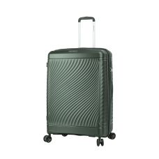 Чемодан большой Snowball Snowball 49703 из полипропилена 105+18 л 76×51×30 см Темно-зеленый