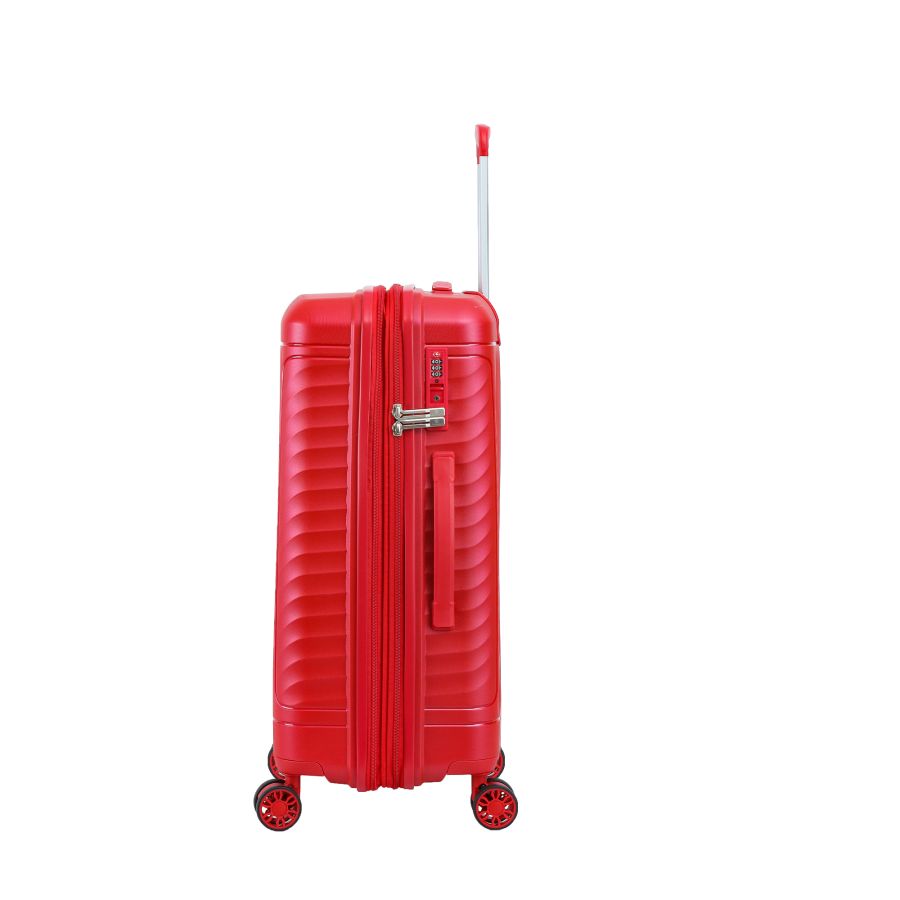 Чемодан большой Snowball Snowball 49703 из полипропилена 105+18 л 76×51×30 см Красный