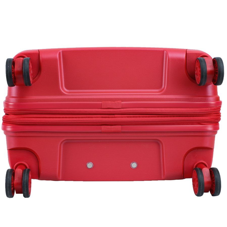 Чемодан большой Snowball Snowball 49703 из полипропилена 105+18 л 76×51×30 см Красный