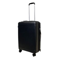 Чемодан средний Snowball 49703 из полипропилена 68+13 л 65×46×25 см Чёрный