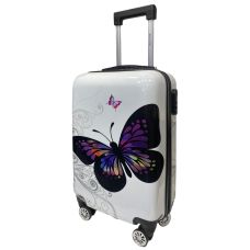 Чемодан маленький Madisson Snowball 26820 из поликарбоната 30 л 55×35×20 см Белый