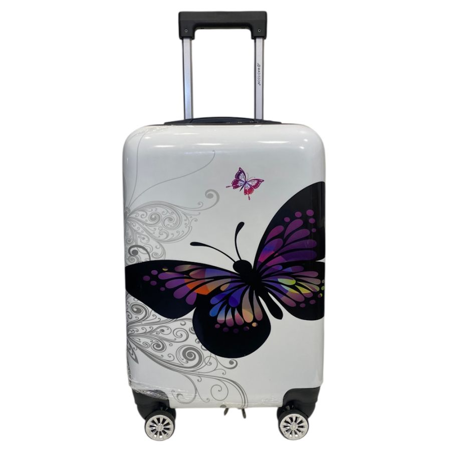 Чемодан маленький Madisson Snowball 26820 из поликарбоната 30 л 55×35×20 см Белый