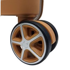 Чемодан большой Snowball 59103 из полипропилена 110+18 л 76×52×31 см Шампань