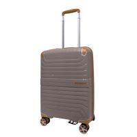 Чемодан маленький Snowball 59103 из полипропилена 38 л 55×37×21 см Шампань