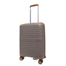 Чемодан маленький Snowball 59103 из полипропилена 38 л 55×37×21 см Шампань