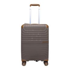 Чемодан маленький Snowball 59103 из полипропилена 38 л 55×37×21 см Шампань