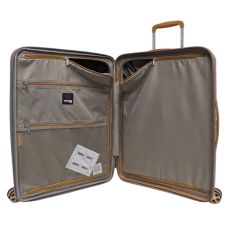 Чемодан маленький Snowball 59103 из полипропилена 38 л 55×37×21 см Шампань