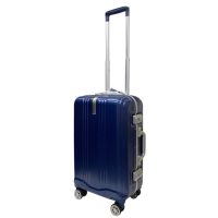 Чемодан маленький Snowball 85903 из поликарбоната 39 л 57×38,5×22,5 см Синий