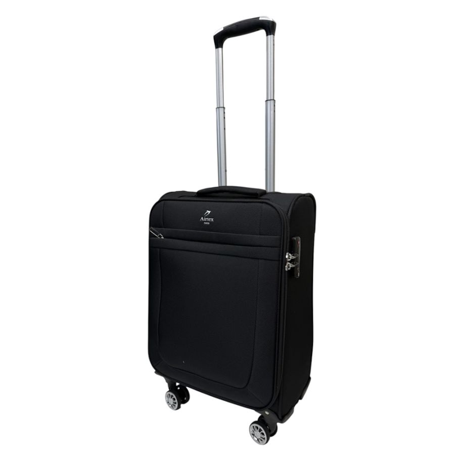 Чемодан Airtex 6522 малый 34 л Ручная кладь TSA Нейлон Черный