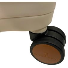 Чемодан Snowball 57203 большой 110 л TSA Полипропилен Кремовый