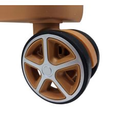 Чемодан Snowball 59103 большой 110+18 л TSA Полипропилен Кремовый