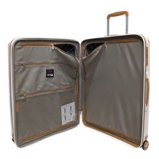 Чемодан Snowball 59103 большой 110+18 л TSA Полипропилен Кремовый